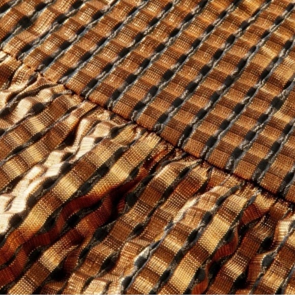 Scotch And Soda Metallic Seersucker Maxi Dress - Picture 10 of 17